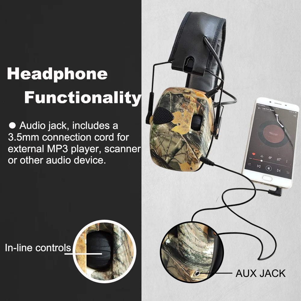 Casque antibruit pour la chasse casque de tir réduction du bruit