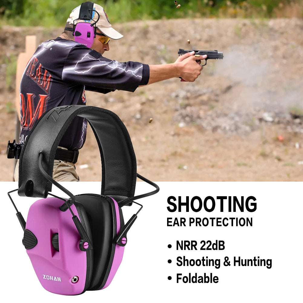 Casque pour femmes protection d'oreille chasse protection Anti-bruit