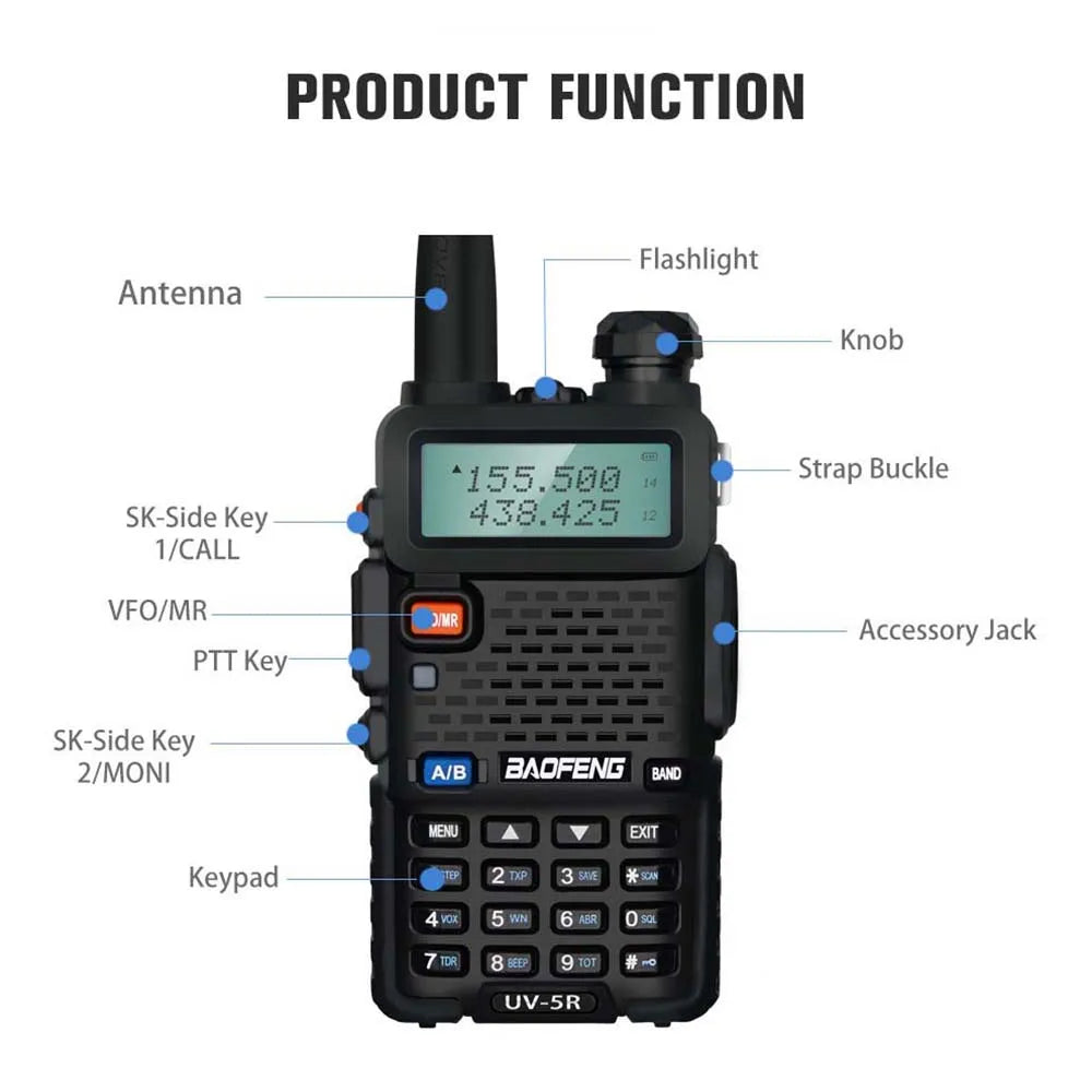 Takie walkie Baofeng UV-5R 8W